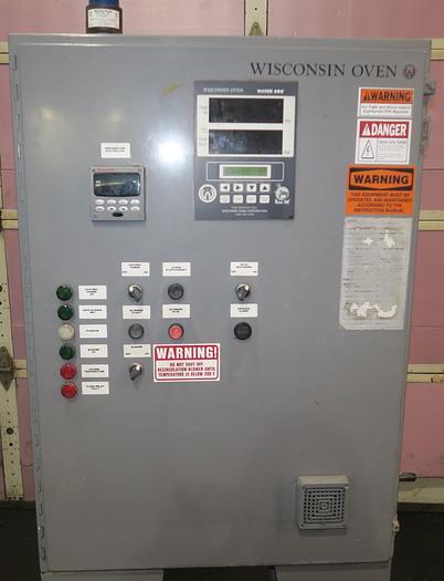 Used 72"W x 72"H x 84"L, Wisconsin, 500°F, Gas Fired