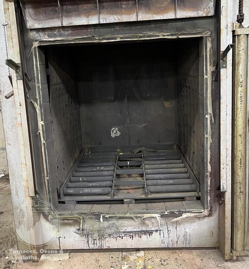 Used 48"W x 48"H x 48"L Lindberg Box Tempering Furnace, 1250°F, Electric