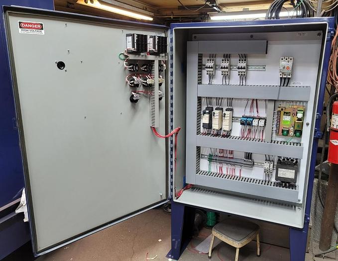 36"W x 72"H x 36"L x 4, Detroit Industrial, Gas Fired 4 Compartment Batch Oven