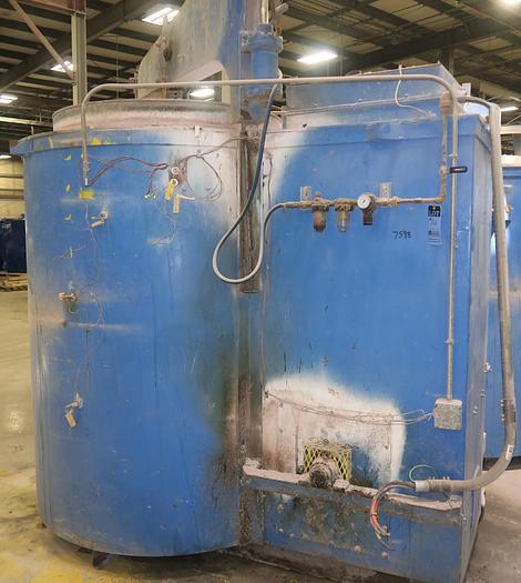 Used 38" Diameter x 48" Deep Lindberg 12-EC-3848-12 Pit Cyclone Pit Furnace, 1250°F, Electric