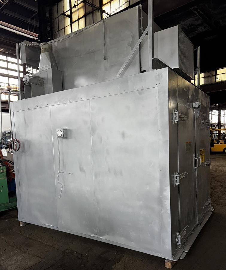 Used 72"W x 78"H x 120"L, Despatch PSD3-38S-G Walk-In Oven, 650°F, Gas Fired, Solvent Rated