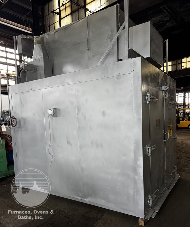 Used 72"W x 78"H x 120"L, Despatch PSD3-38S-G Walk-In Oven, 650°F, Gas Fired, Solvent Rated