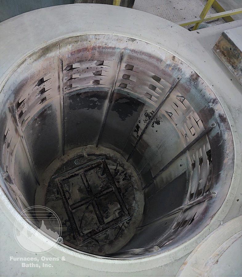 Used Wisconsin Pit Furnace 38" x 48", Electric, 1250°F