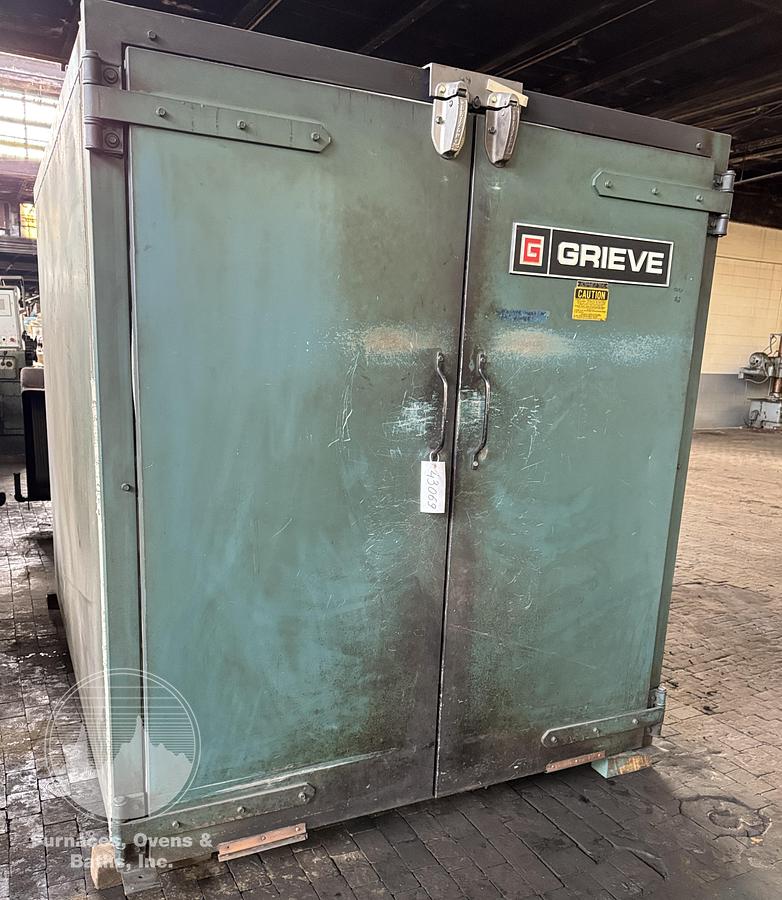 Used 60"W x 72"H x 72"L Grieve WRC566-500 Electrically Heated Walk-In Oven, 500°F