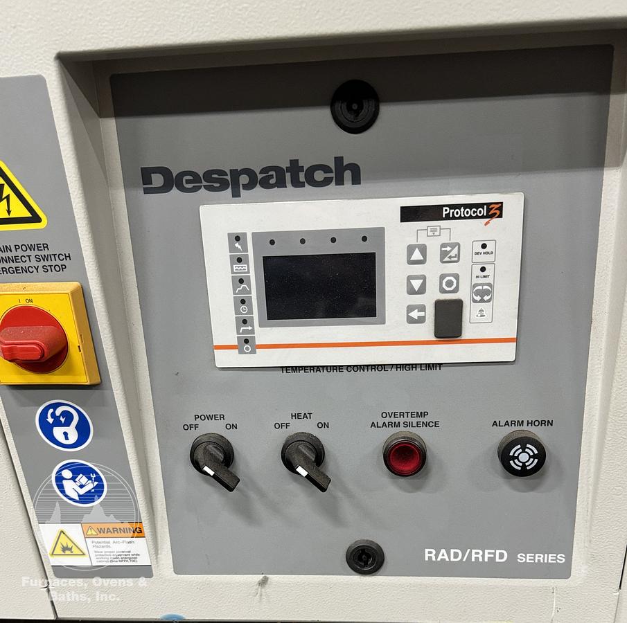 Used 37"W x 37"H x 25”L, Despatch Industries RAD2-19 Cabinet Oven, 650-F, Electric