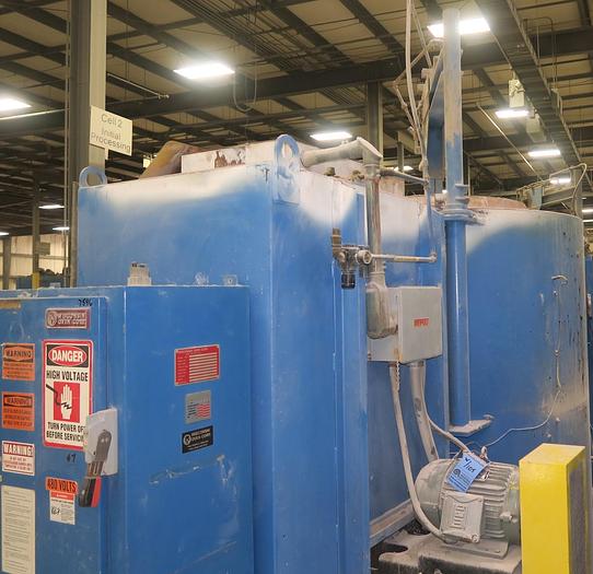 Used Wisconsin Pit Furnace 38" x 48", Electric, 1250°F