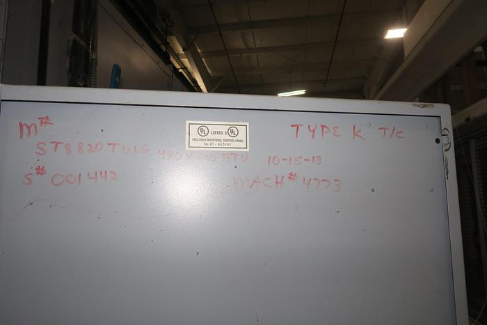 Used 96"W x 96"H x 144"L, JPW, 500°F, Gas Fired
