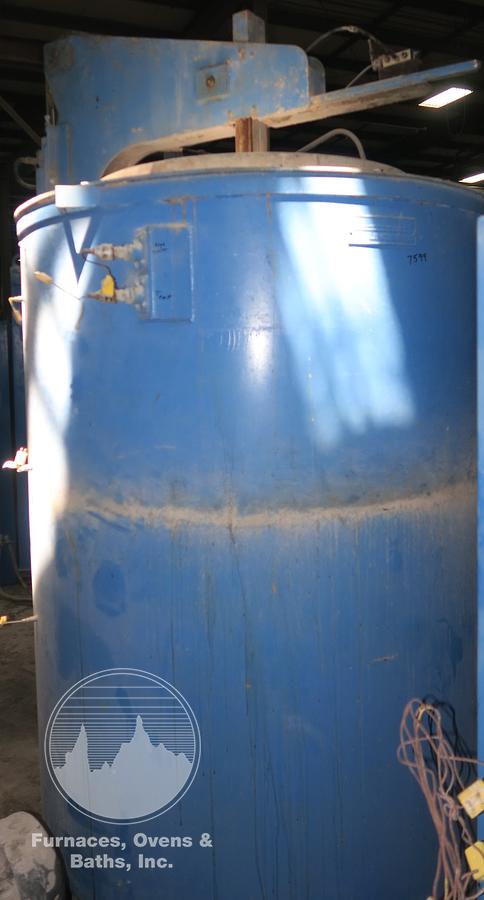 Used 38" Diameter x 48" Deep Lindberg 12-EC-3848-12 Pit Cyclone Pit Furnace, 1250°F, Electric