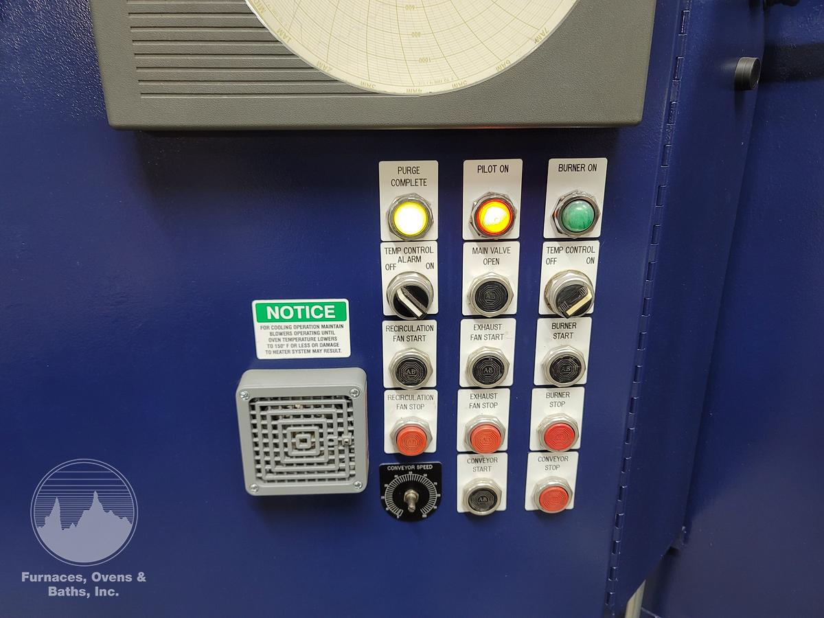 Refurbished Despatch Industries Conveyor Oven, 30"W x 18"H x 15'L, Gas Fired, 650°F