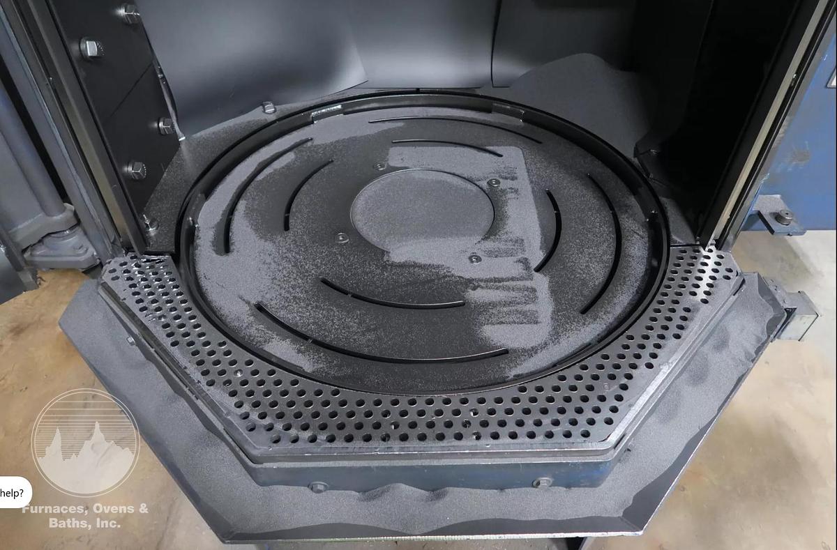 Used Wheelabrator 48” Diamter Table Shot Blast w/Dust Collector