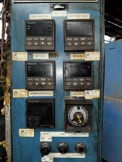 Used Thermcraft Atmosphere Rotary Hearth Furnace - 48” Diameter Hearth, 14” wide x 11” high opening, 1700-F