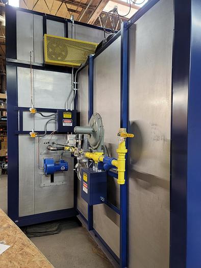 36"W x 72"H x 36"L x 4, Detroit Industrial, Gas Fired 4 Compartment Batch Oven