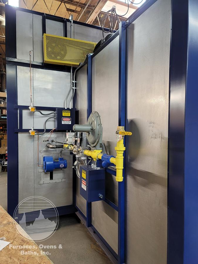 36"W x 72"H x 36"L x 4, Detroit Industrial, Gas Fired 4 Compartment Batch Oven