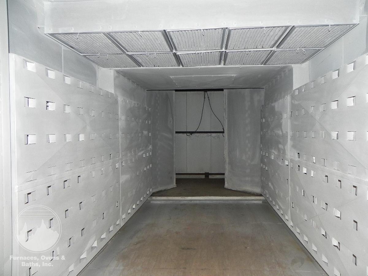 Used 72"W x 72"H x 132"L (11'), Wisconsin Walk-In Oven SWT-6116-E, 600°F, Electric, Powered Exhaust