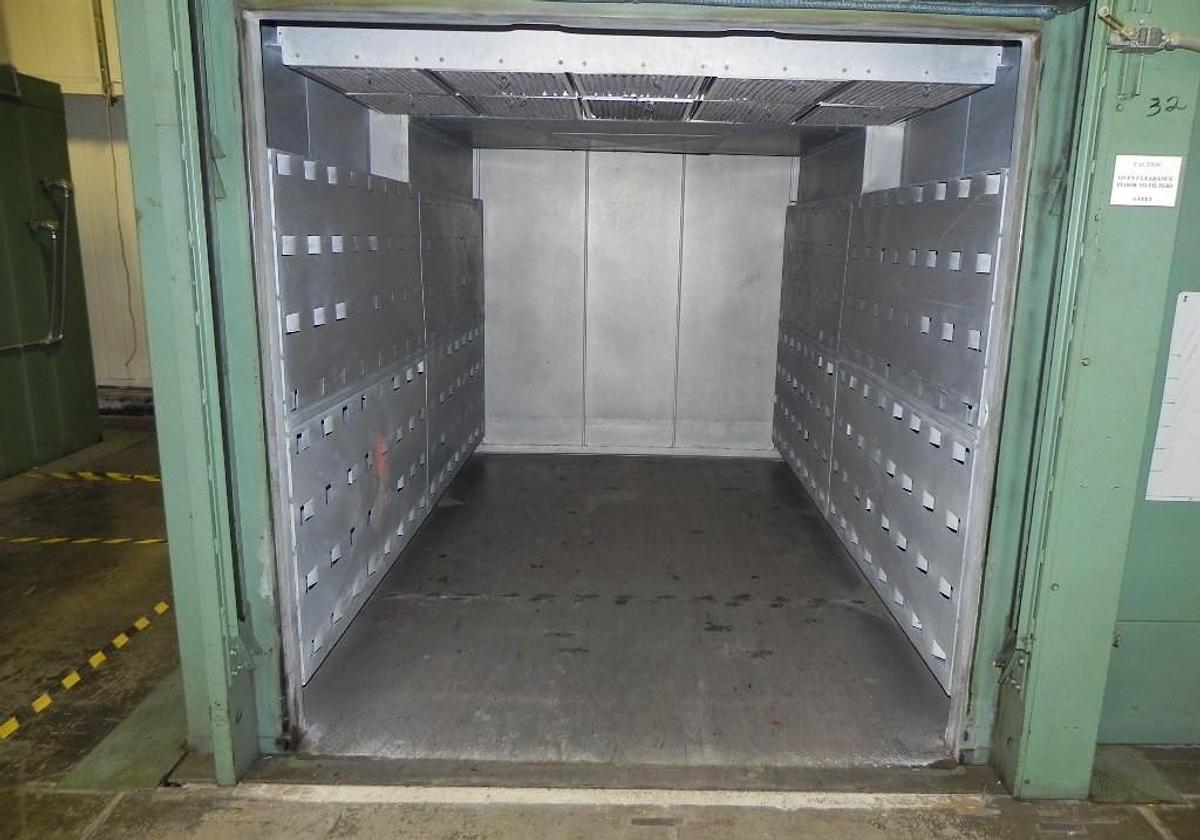 Used 72"W x 72"H x 132"L (11'), Wisconsin Walk-In Oven SWT-6116-E, 600°F, Electric, Powered Exhaust