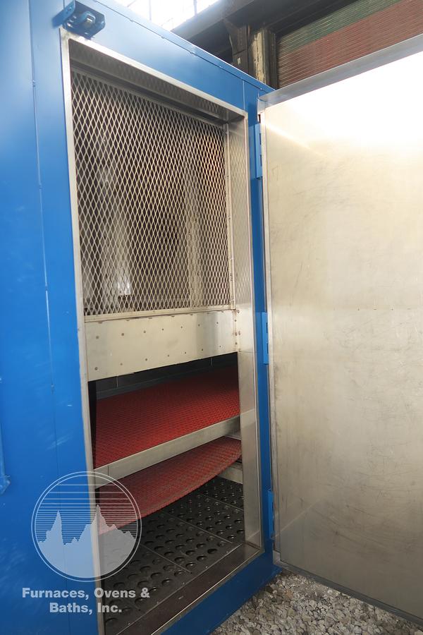 Used 42"W x 14"H x 25'L Grieve Belt Conveyor Oven, Electric, 250-F