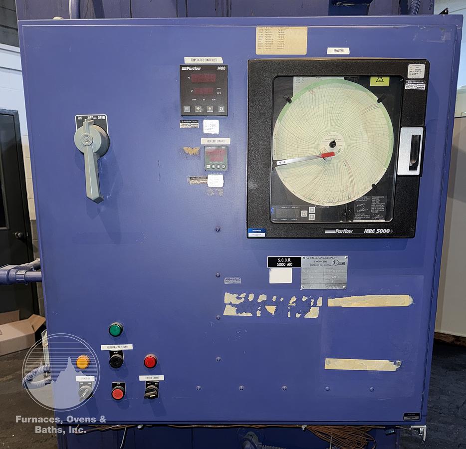 Used 60"W x 54"H x 36"L E.J. Callhan Cabinet Oven, 400°F, Electric, Stainless Steel Interior, Vacuum Composite Oven