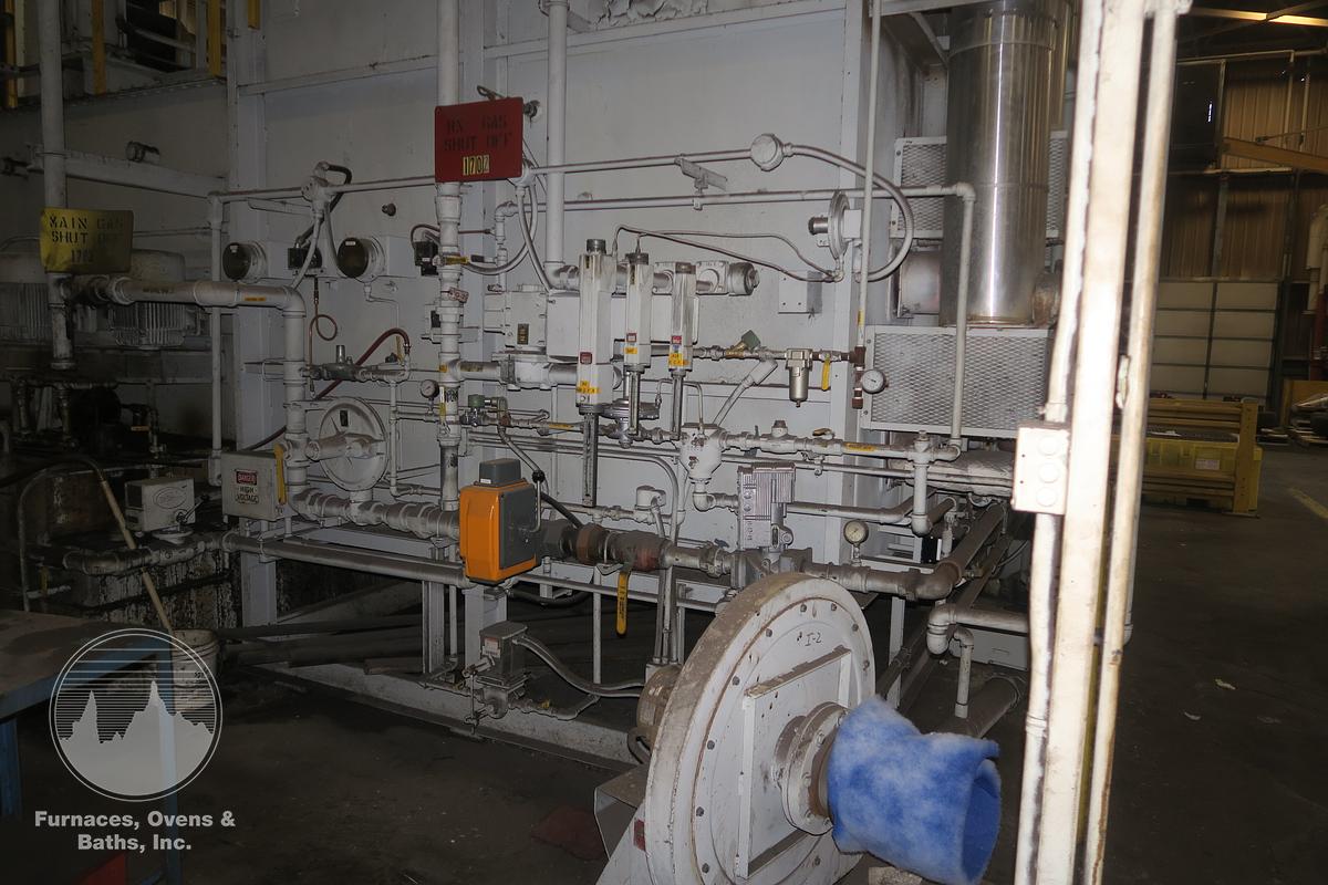 Used Surface Combustion Super Allcase Integral Quench Furnace, 36"W x 36"H x 72"L, Gas Fired, 1750°F