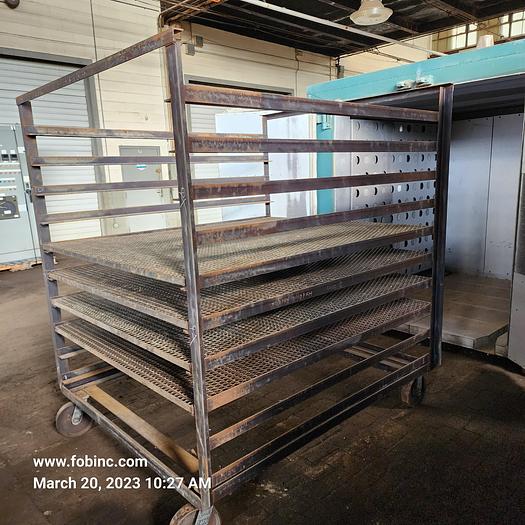 Used 60"W x 72"H x 72"L Grieve WRH 566-800 Gas Fired Walk-In Oven, 800°F