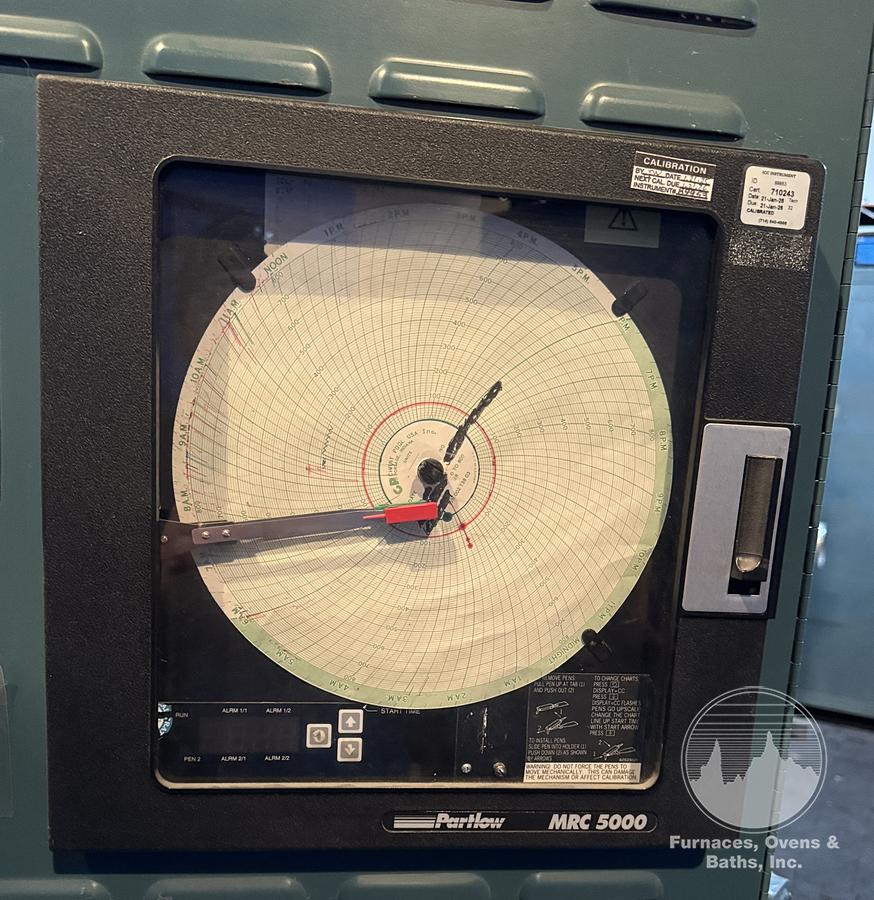 Used 56"W x 60"H x 32”L, Grieve SB-350 Cabinet Oven, 350-F, Gas Fired, Class A, Solvent Rated, Stainless Steel Interior