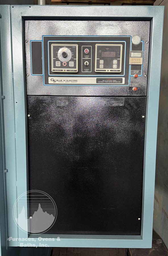 Used 48"W x 72"H x 48"L, Blue M 966 Batch/Truck Oven, 600°F, Stainless Interior