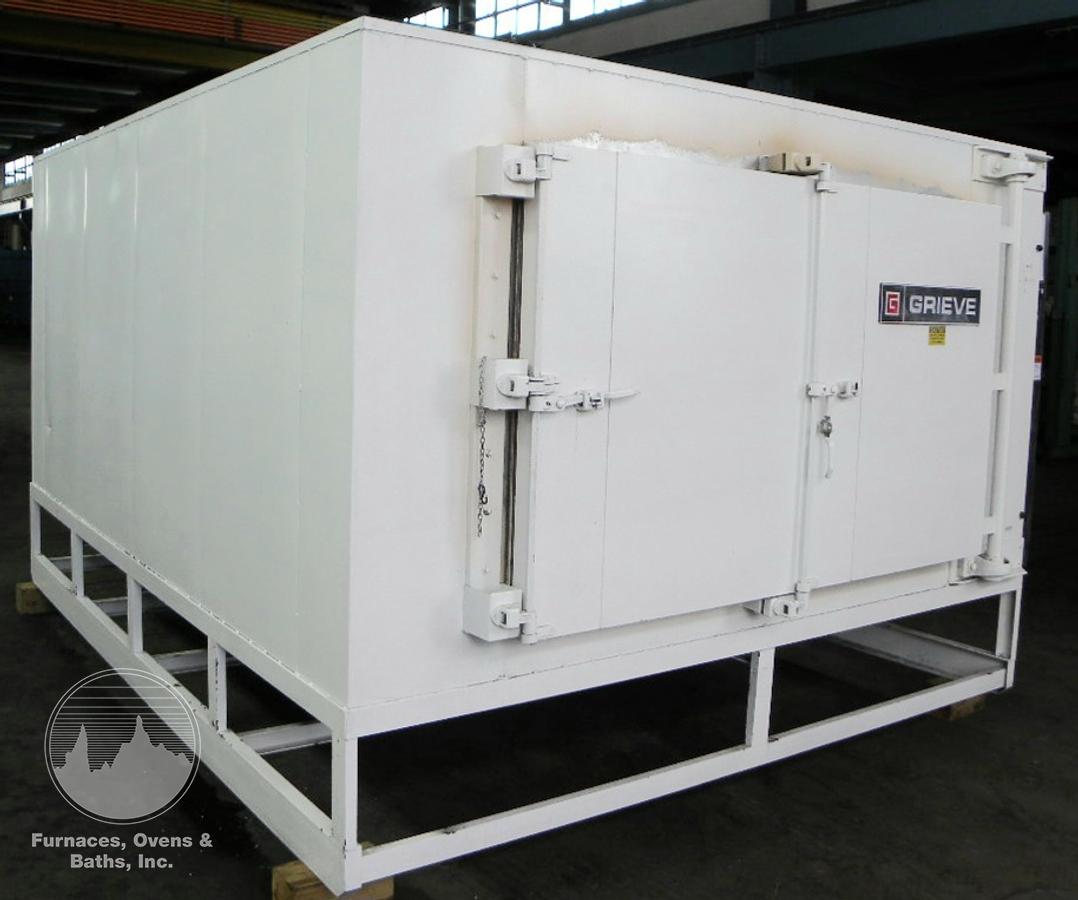 Used Grieve Modified ID-1250 Atmosphere Box Temper, 72"W x 42"H x 78"L, Electric, 1250°F