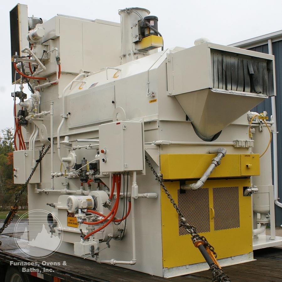 Used Ransohoff 30" Diameter Rotary Drum Washer, Gas Fired, Stainless Steel Contruction, Wash & Dry-Off