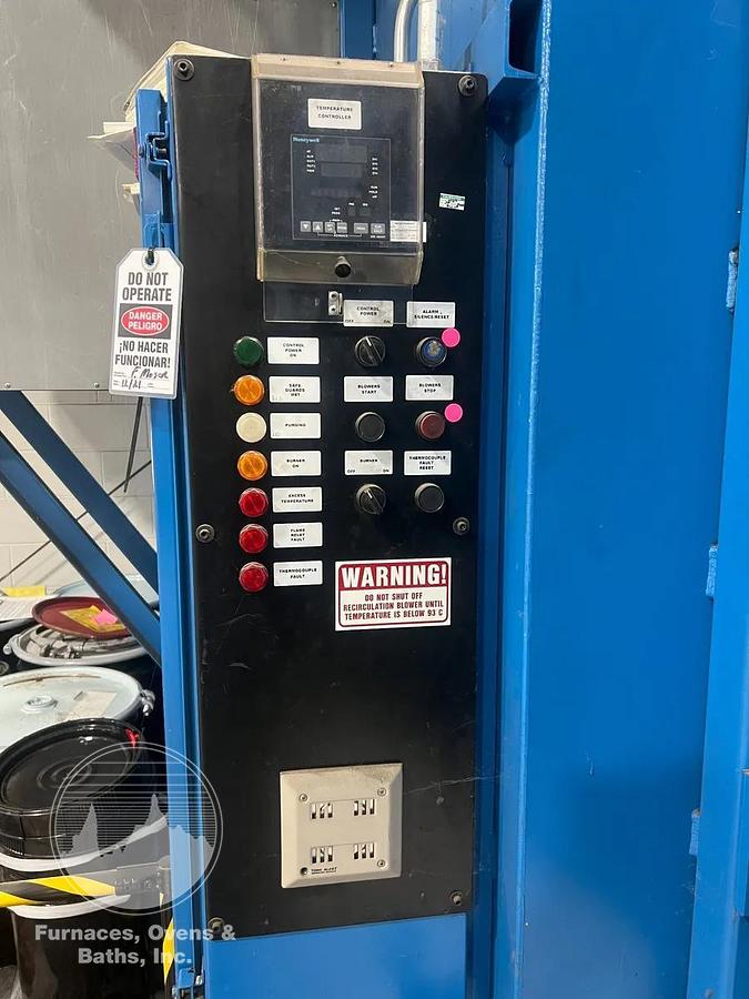Used 120"W x 65"H x 65"L, Wisconsin Batch Oven, 1000°F, Gas Fired, EXCELLENT CONDITION