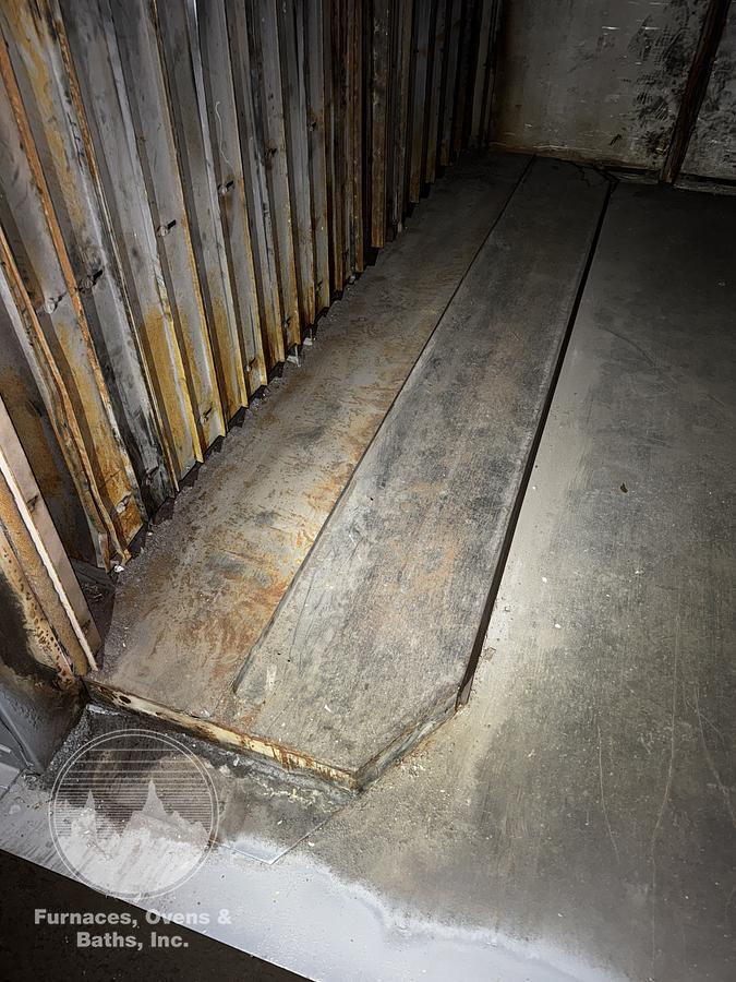 Used 72"W x 78"H x 120"L, Despatch PSD3-38S-G Walk-In Oven, 650°F, Gas Fired, Solvent Rated