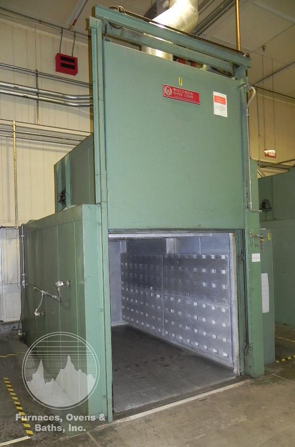 Used 72"W x 72"H x 132"L (11'), Wisconsin Walk-In Oven SWT-6116-E, 600°F, Electric, Powered Exhaust