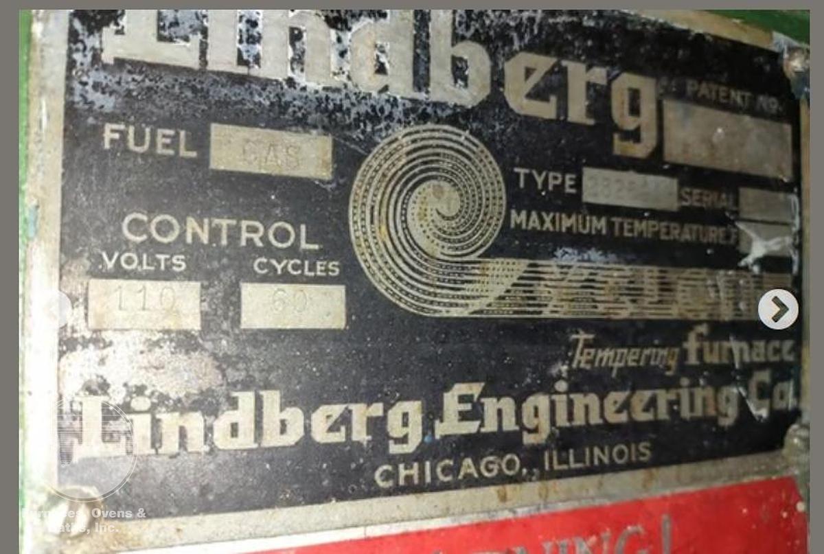 Used Lindberg Pit Temper, 28" Dia. x 28" Dp, Gas Fired, 1250°F