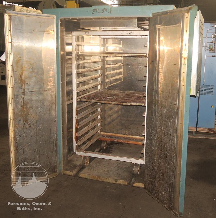 Used 36"W x 60"H x 36"L Grieve TA-500, 500°F, Electric, Stainless Steel Interior