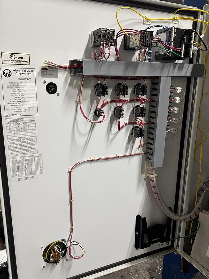 Used 24"W x 24"H x 48"L, Wisconsin Oven Corporation Temper Furnace, Electric, 1250°F