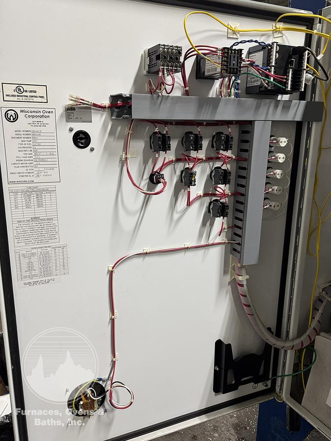 Used 24"W x 24"H x 48"L, Wisconsin Oven Corporation Temper Furnace, Electric, 1250°F