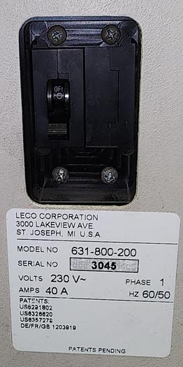 Used Leco TC40 Nitrogen/Oxygen Determinator