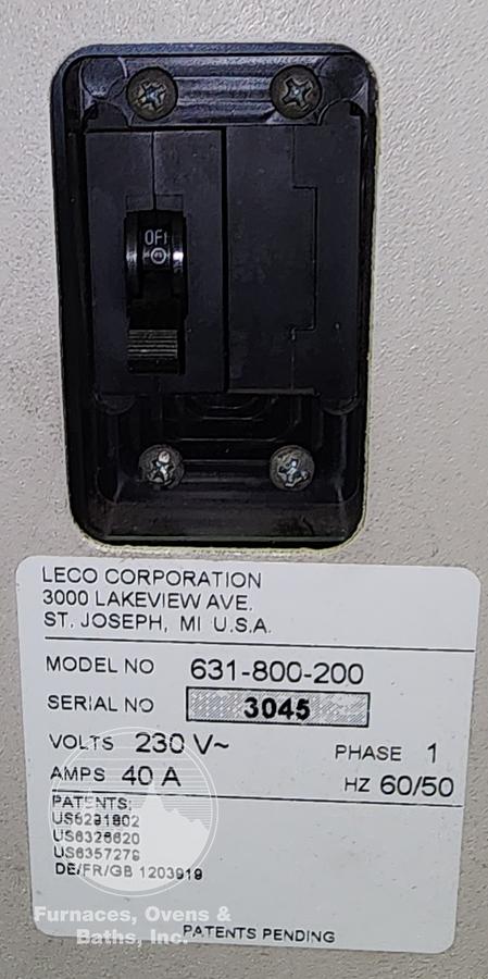 Used Leco TC40 Nitrogen/Oxygen Determinator