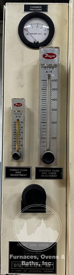 Used 48"W x 36"H x 24"L Blue M 9980 Ultra Temp Inert Gas Cabinet Oven, 1100°F, Electric