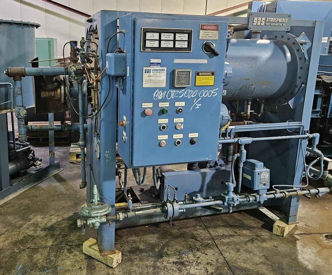 Used 4000 CFH Gas Atmospheres Exothermic Gas Generator w/Chiller