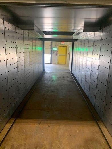 Used 84"W x 84"H x 264"L (22'L), Lewco, Electric Walk-In Oven, 500°F, Double Ended