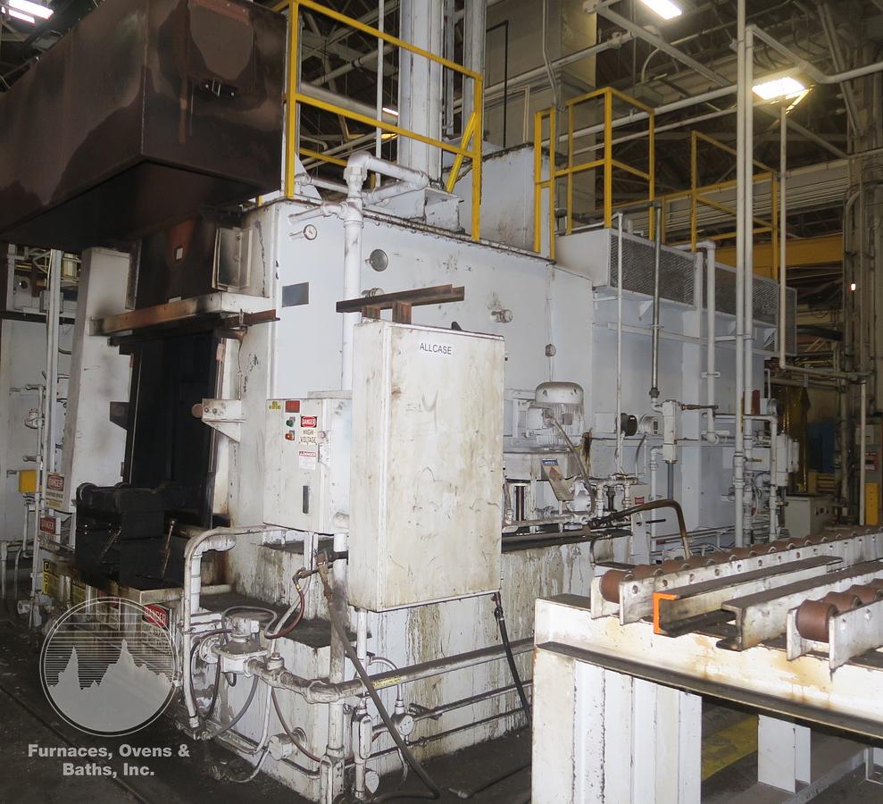 Used Surface Combustion Super Allcase Integral Quench Furnace, 36"W x 36"H x 72"L, Pro Electric, 1750°F