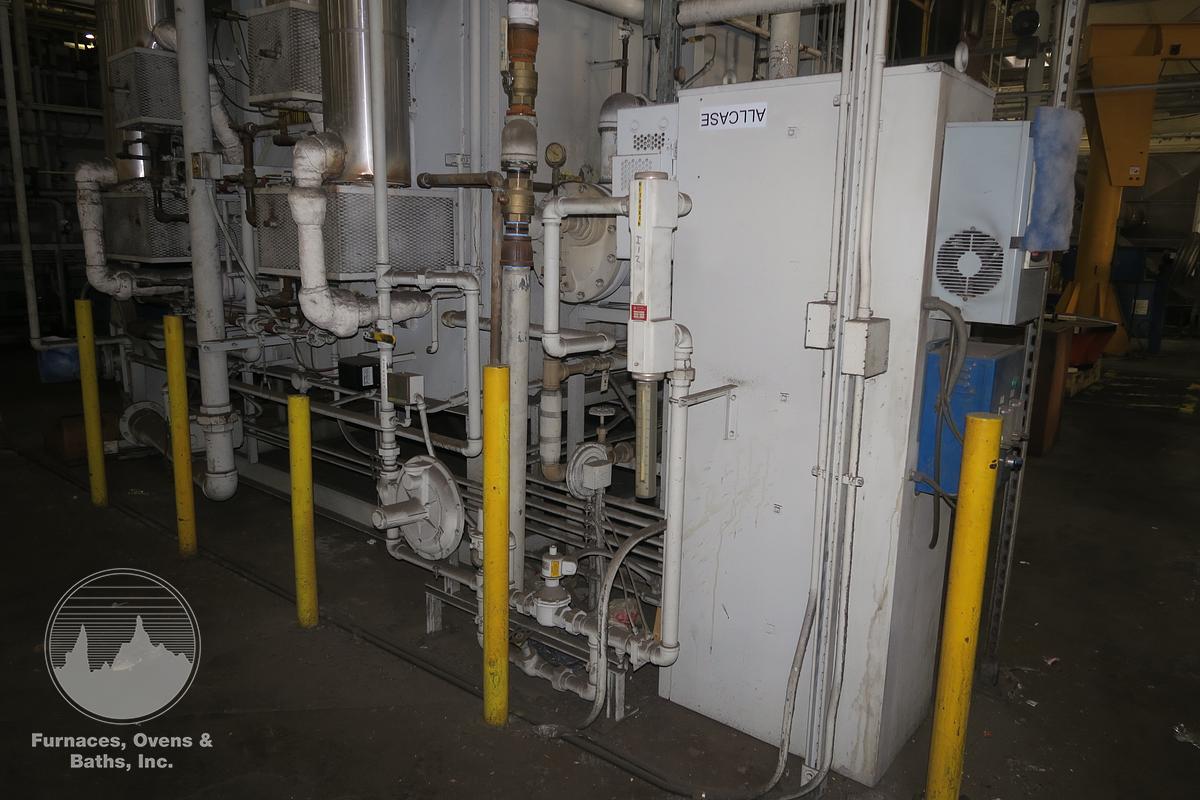 Used Surface Combustion Super Allcase Integral Quench Furnace, 36"W x 36"H x 72"L, Gas Fired, 1750°F