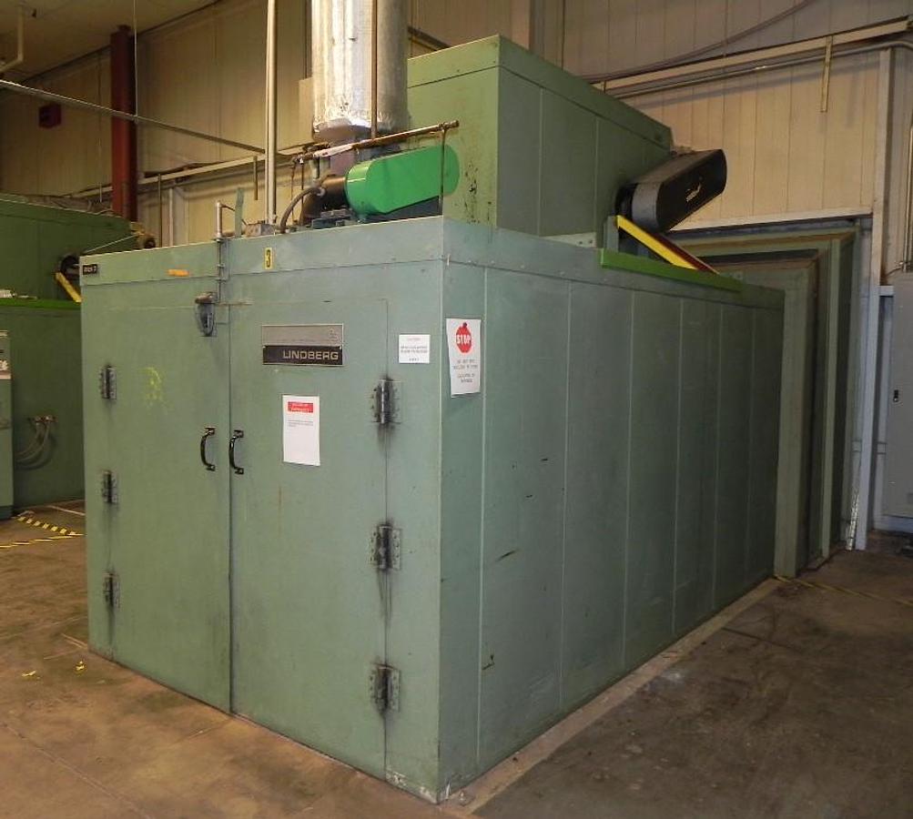 Used 72"W x 72"H x 168"L (14'), Lindberg Walk-In Oven 73-SH-7216872-6, 600°F, Electric, Powered Exhaust