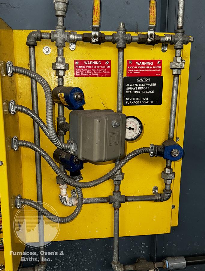 Used 60"W x 72"H x 88"L, Pollution Control Products PTR 222 5024 Burn-Off Oven, Natural Gas Fired