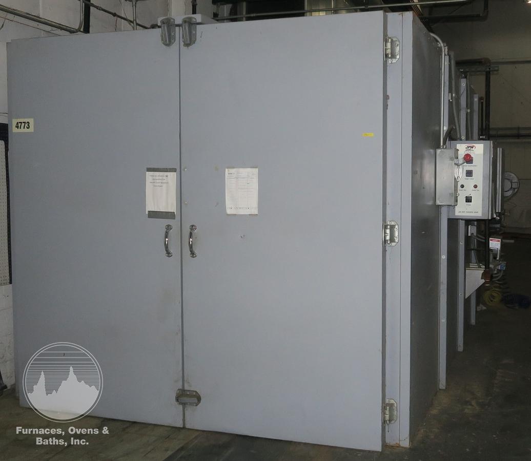 Used 96"W x 96"H x 144"L, JPW, 500°F, Gas Fired