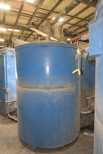 Used 38" Diameter x 48" Deep Lindberg 12-EC-3848-12 Pit Cyclone Pit Furnace, 1250°F, Electric