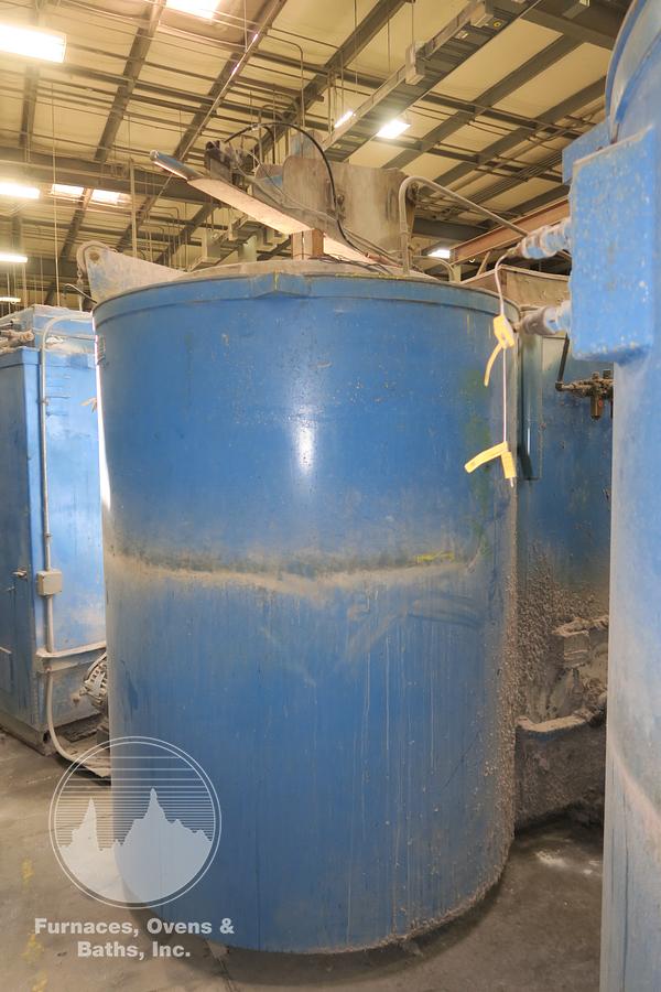 Used 38" Diameter x 48" Deep Lindberg 12-EC-3848-12 Pit Cyclone Pit Furnace, 1250°F, Electric