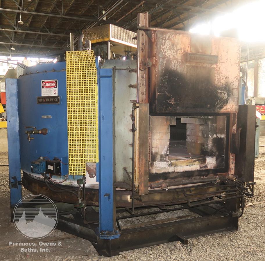 Used Seco Warwick Rotary Hearth Furnace 96" Diameter