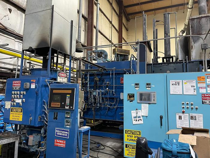 Used Surface Combustion Super Allcase Integral Quench Furnace, 36"W x 36"H x 48"L, Gas, 1800°F