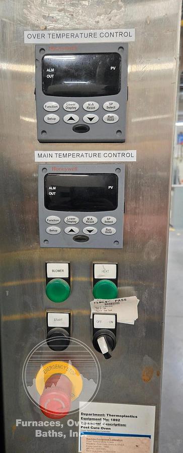 Used 72"W x 78"H x 96"L, Grieve WTC686-500 Walk-In Oven, 500°F, Electric