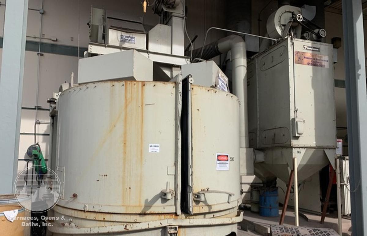 Used Pangborn 8LK 96" Diameter Table Blast w/Dust Collector